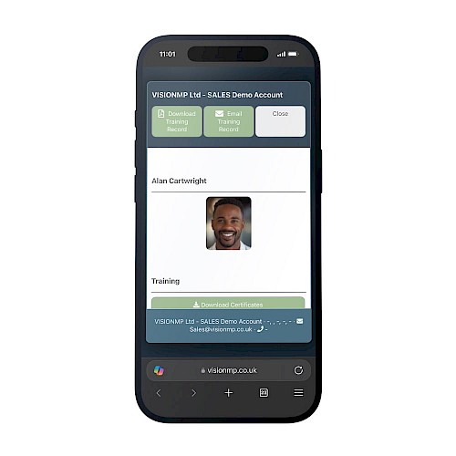 Training Passport: Live Proof of Training